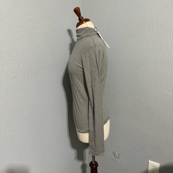 Zara Women Gray Long Sleeves Turtleneck Wool Blend Cozy Pull Over Top Sz M - Picture 8 of 14